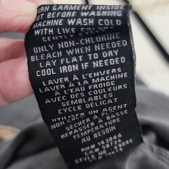 Anthropologie 7 For All Mankind Gray Leopard Graphic Tee Women's Medium - Picture 7 of 7